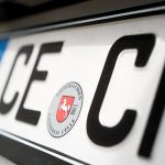 Plakette_Vorderes_Kfz-Kennzeichen Vorderes Kfz-Kennzeichen mit Siegel | Plakette